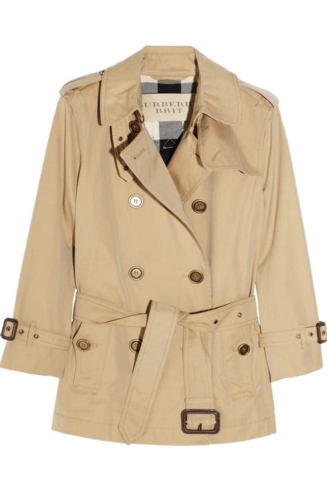 burberry brit short trench|Burberry trench coat outlet.